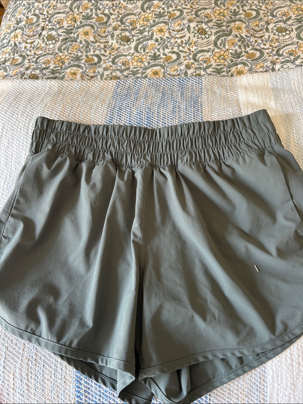 Women’s Olive Green Athletic Shorts - Elastic Waist. Bought wrong size. No tags,